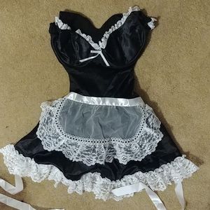 Frederick's of Hollywood Sexy French Maid Costume